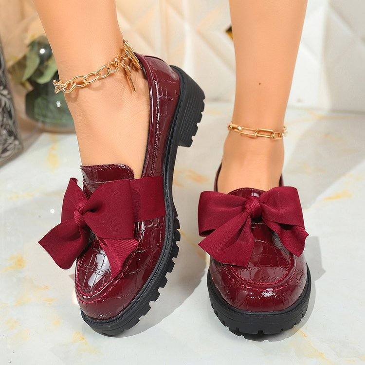 New-style Plus-size Thick-soled Loafers For Women
