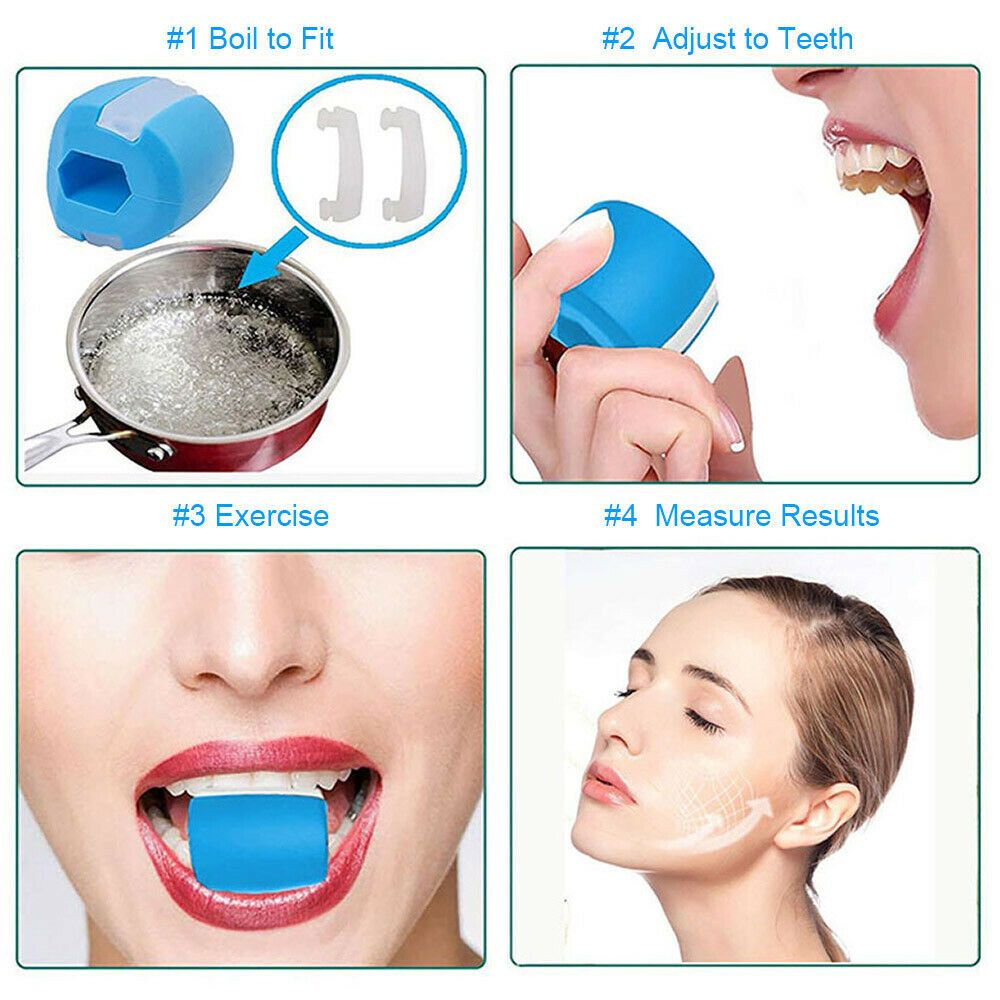 Facial Exerciser Exercise Ballneck Toner3-stage Mandibular Exerciser Jaw Trainer  Purple