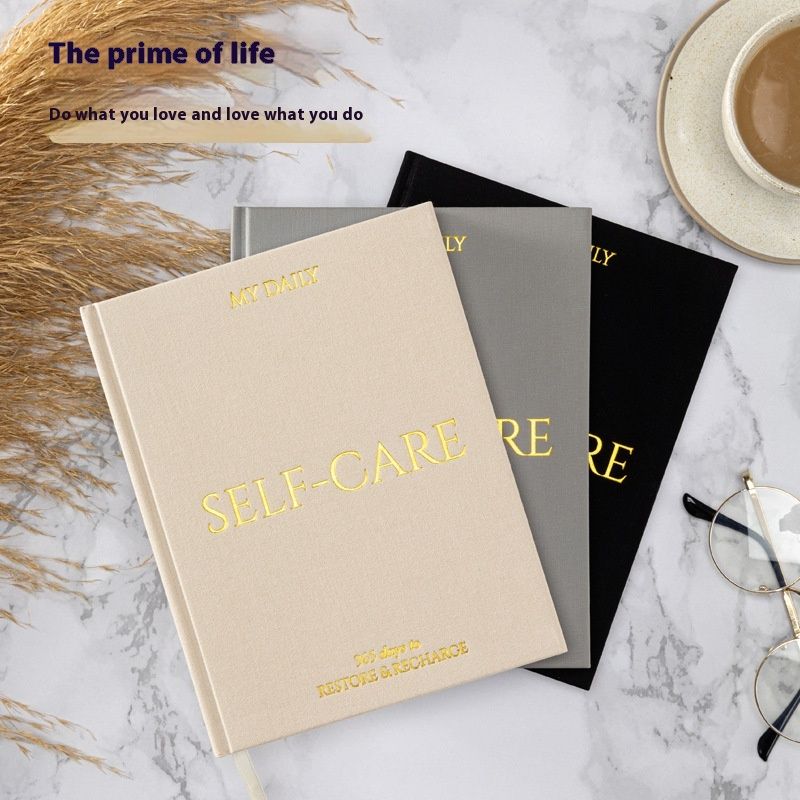 Creative Trend Linen Plan New Self-care Notebook