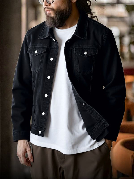 Korean Version Of Loose-fitting Denim Jacket