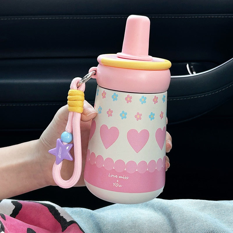 New Creative High-capacity Stainless Steel Water Bottle