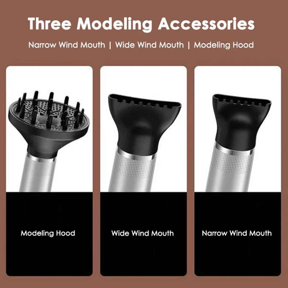 3in1 Professional Style Hair Dryer Nozzle Concentrator Blower Pro Salon Heat UK