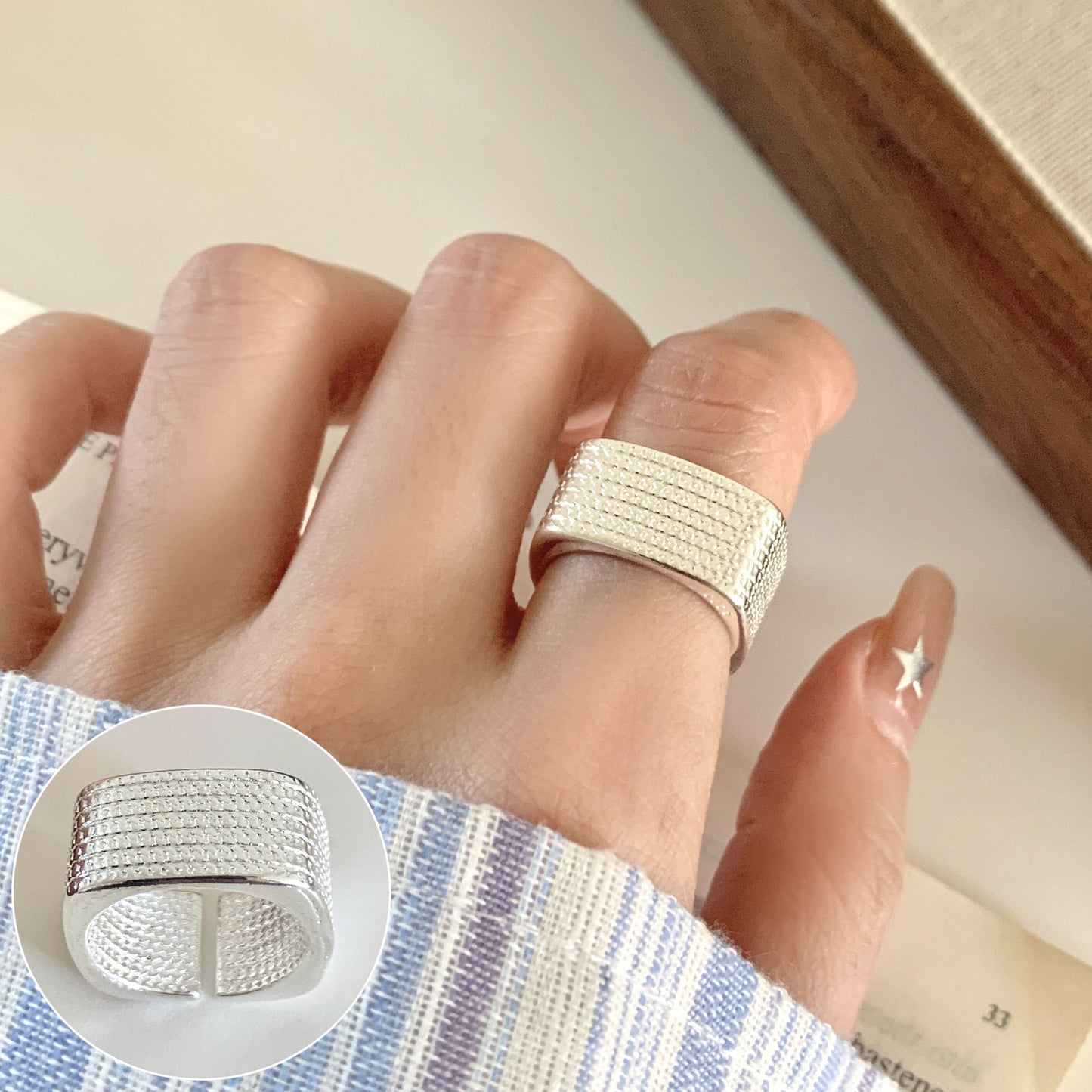 Personality Irregular  Ring Fashion Female Index Finger Ornament