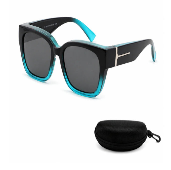 Korean-style Oversized Myopia Glasses With A Leopard Print For A Premium Look