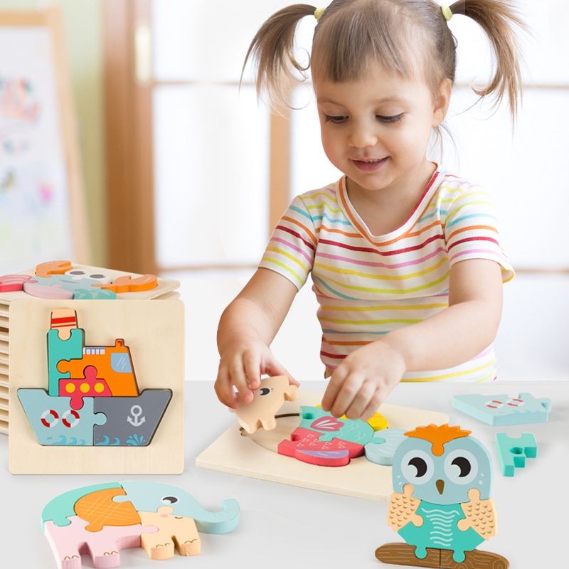 Children's Puzzle Intellectual Power Development Early Educational Building Block Toys