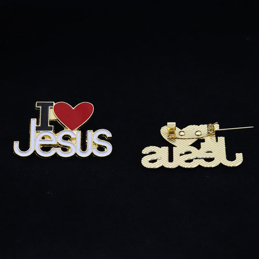European And American Love Clothing Brooch Accessories Cufflinks