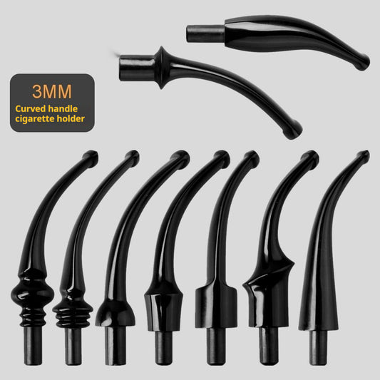 Acrylic Wood Incense Pipe Mouthpiece Accessories