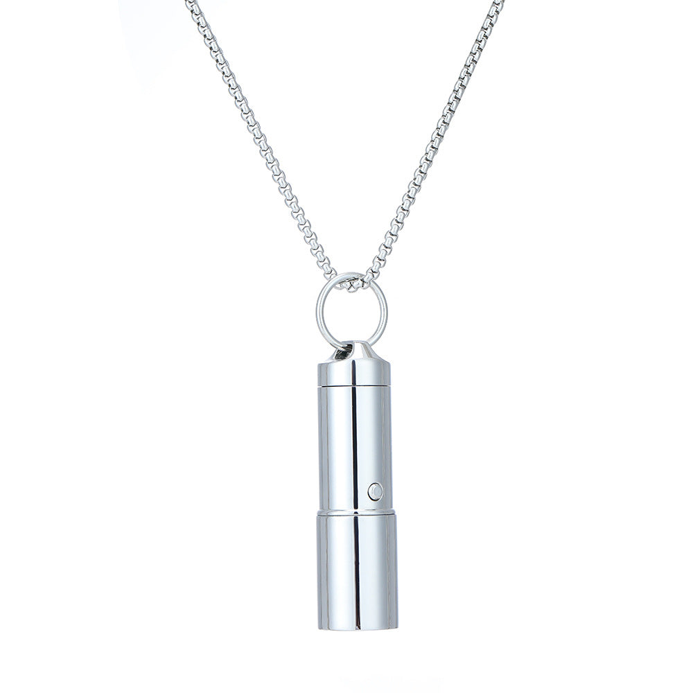 Type-c Charging Torch Lighting Emergency Rescue Necklace