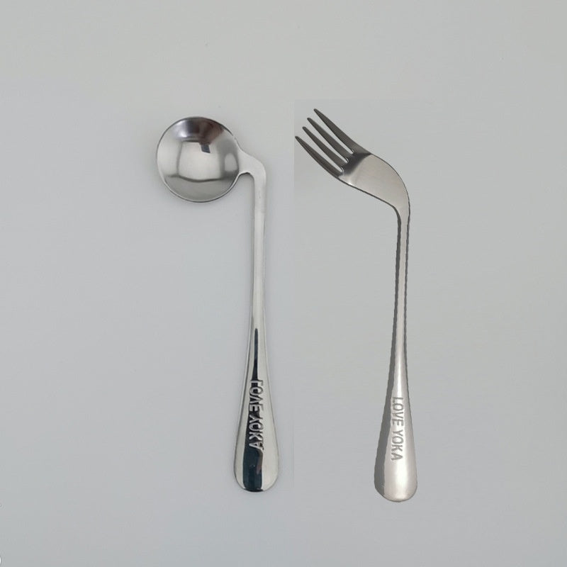 Elderly Elbow Spoon Fork Feeding Care Supplies