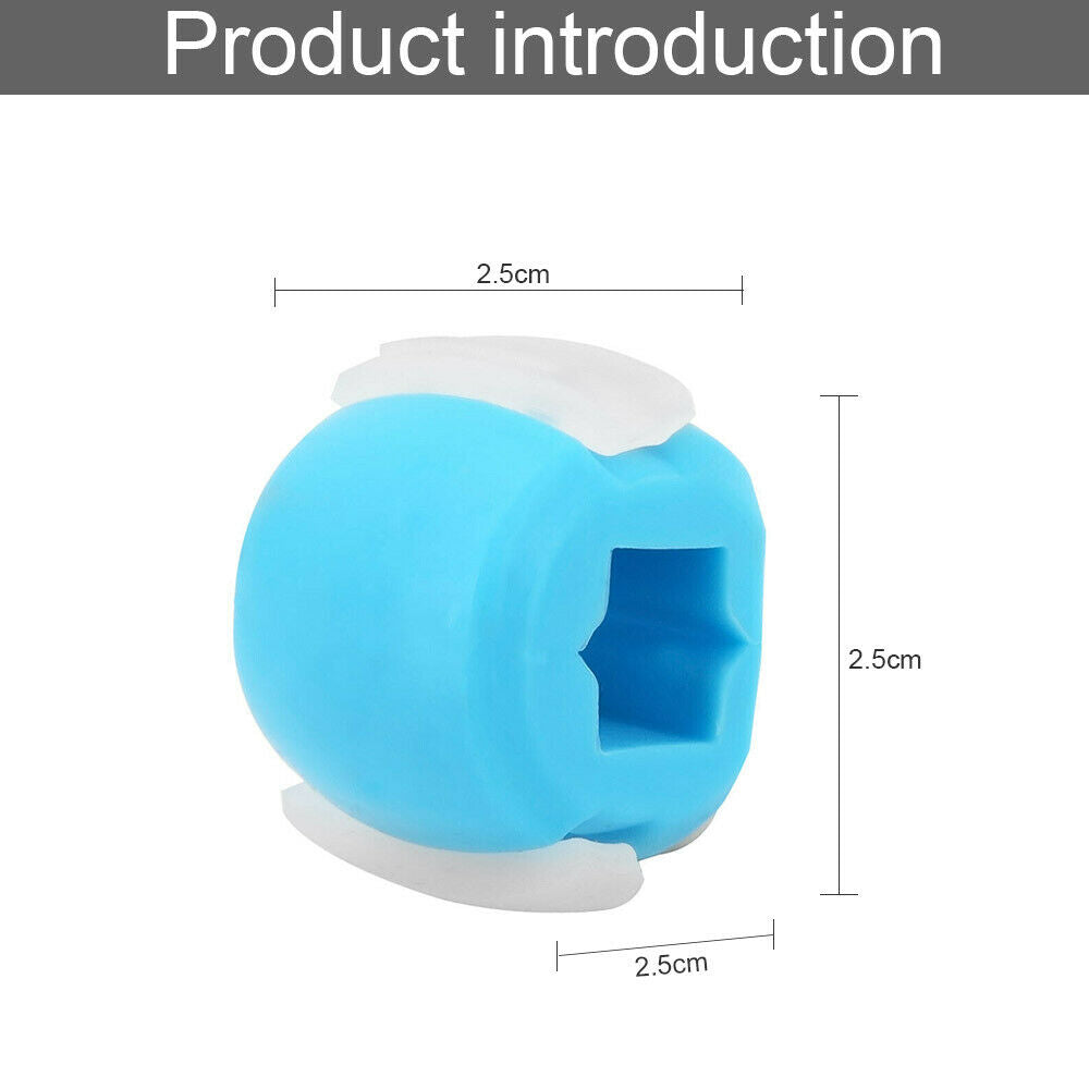 Facial Exerciser Exercise Ballneck Toner3-stage Mandibular Exerciser Jaw Trainer  Purple