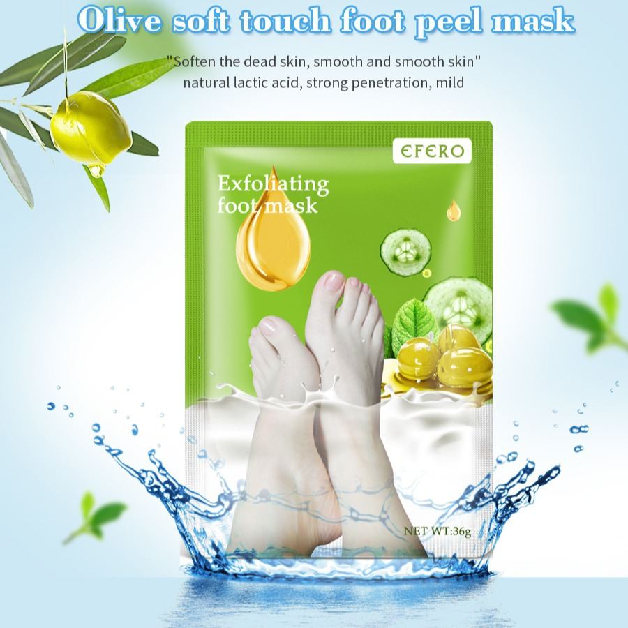 New Exfoliating Foot Mask Foot SPA Pedicure Socks Removing Dead Skin Whitening Heels Feet Peeling Anti Cracked Foot Skin Care