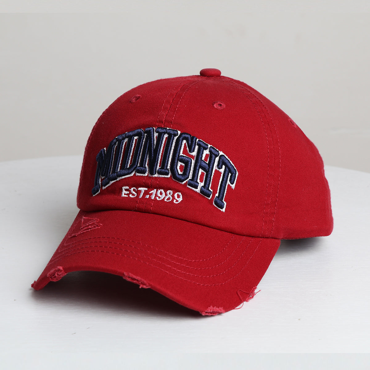 Men's And Women's Matching Casual Retro Embroidered Letters 1989 Vintage Soft Top Baseball Cap For Outdoor Street Cool And Versatile Sun Protection Fashionable Brim Hat