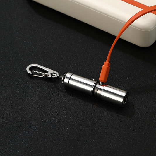 Type-c Charging Torch Lighting Emergency Rescue Necklace