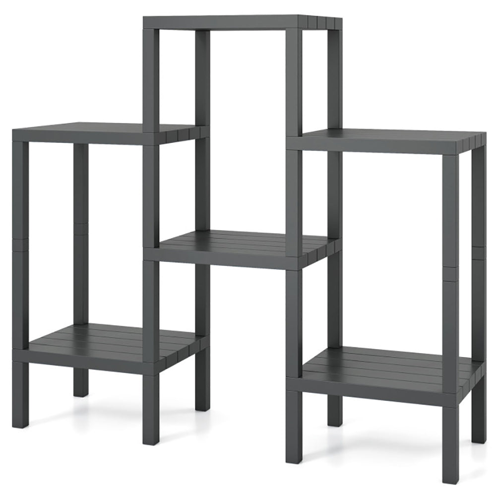 6 Tier Plastic Modular Storage Shelves For Living Room And Kitchen High-quality PP For The Living Room, Bathroom And Kitchen