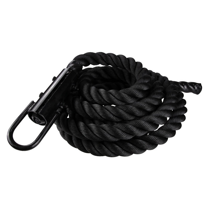 Black Polyester Climbing Rope Amazon Indooroutdoor Gym Fitness Training Rock-climbing Rope