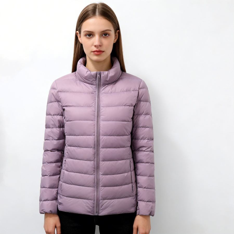 Thickened Warm And Slim-fit Korean-style White Duck Down Fashion Coat
