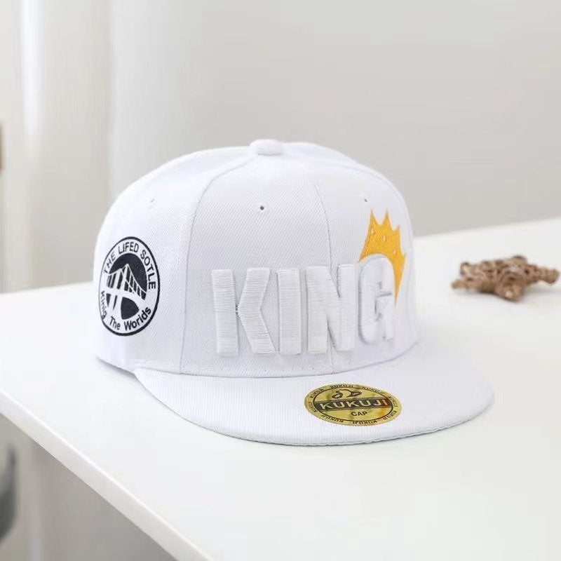 Summer New Design Embroidered Crown Letter Korean Style Sun Hat For Boys And Girls - Cool Hipster Beanie For Sun Protection Baseball Cap