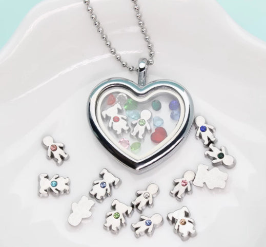 Alloy Rhinestone Small Accessories DIY Glass Photo Box