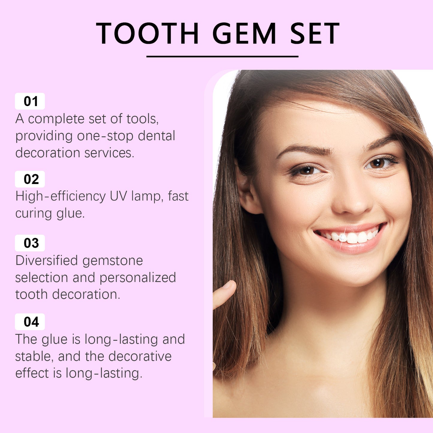 Fashion Teeth Suit DIY Fashion Beauty Decoration