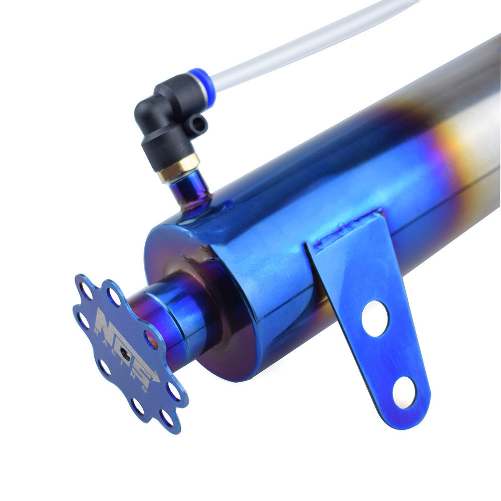 Car Modification Roasted Blue Auxiliary Cooling Water Tank Aluminum Alloy Cooling Pot