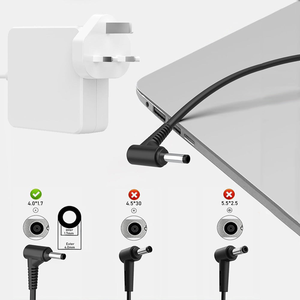 65W  Laptop Charger, Adapter Compatible With Laptop, For Small Appliances,  Christmas Gifts---white