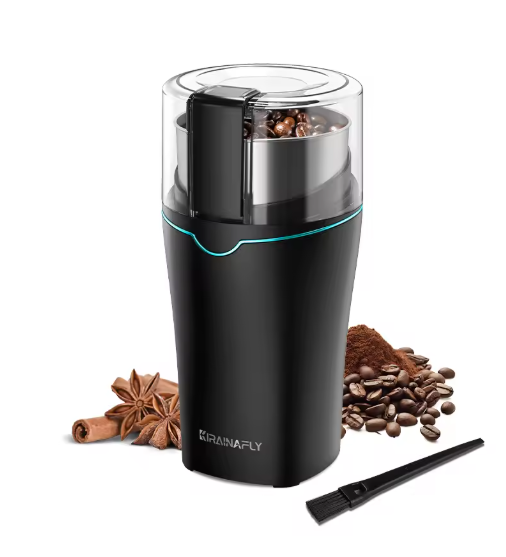 Professional Coffee Grinder With Removable Stainless Steel Cup Coffee Beans Grinder For Spices Herb Grain Mill For Kitchen 300W