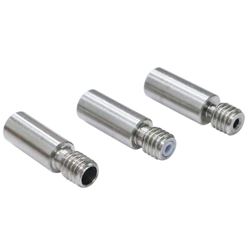 Single Head Double Color Throat DIY Stainless Steel Tube Feeding