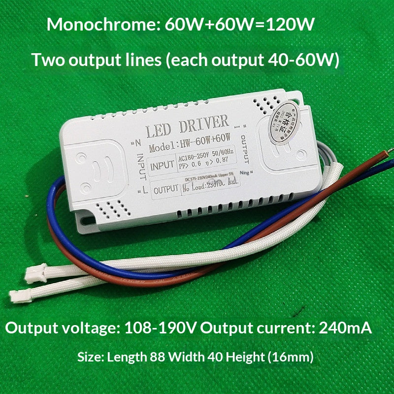 LED Segmented Tri-color Dimmable Crystal Lamp, Constant Current Transformer Lamp Accessories, Rectifier.