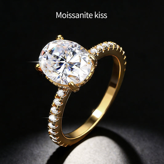 Affordable Luxury Fashion Moissanite Ring For Women