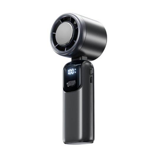 Portable Handheld Mini Turbo Fan In Outdoor USB Rechargeable Ice Cooling Fans W LED Display Fan US Logistics Only For USPS.TK TMEU Only For Self-pickup
