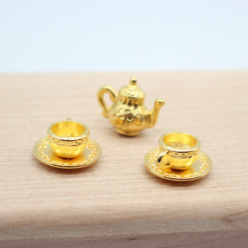 Teapot And Coffee Pot Alloy Decorative Accessories
