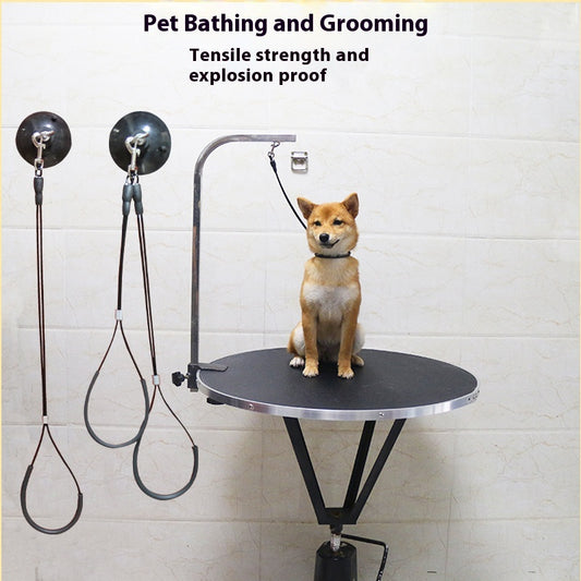 Pet Bath Fixed Rope Steel Wire Beauty Rope Sucker