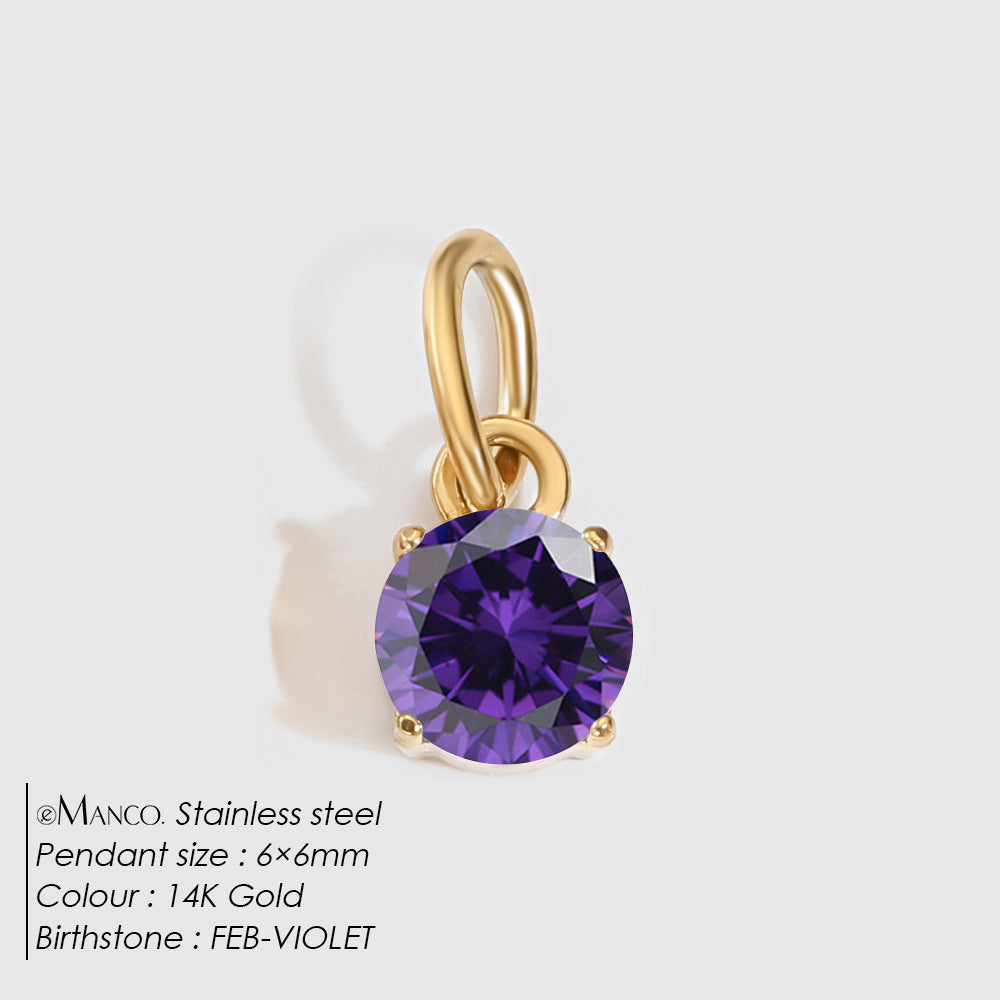 DIY Jewelry Accessories Stainless Steel Pendant Charms