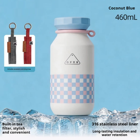 Outdoor Portable Tea-Brewing Couples Insulated Water Bottle