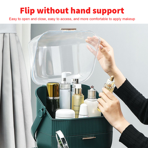 Cosmetic Makeup Organiser Case Box Beauty Skin Care Jewellery Storage Dustproof