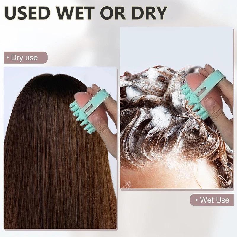 VIEJKLG Detachable Hair Styling Product Comfort Scalp Massage Brush Waterproof Personal Cleaning Bathroom Accessory Shampoo Tool