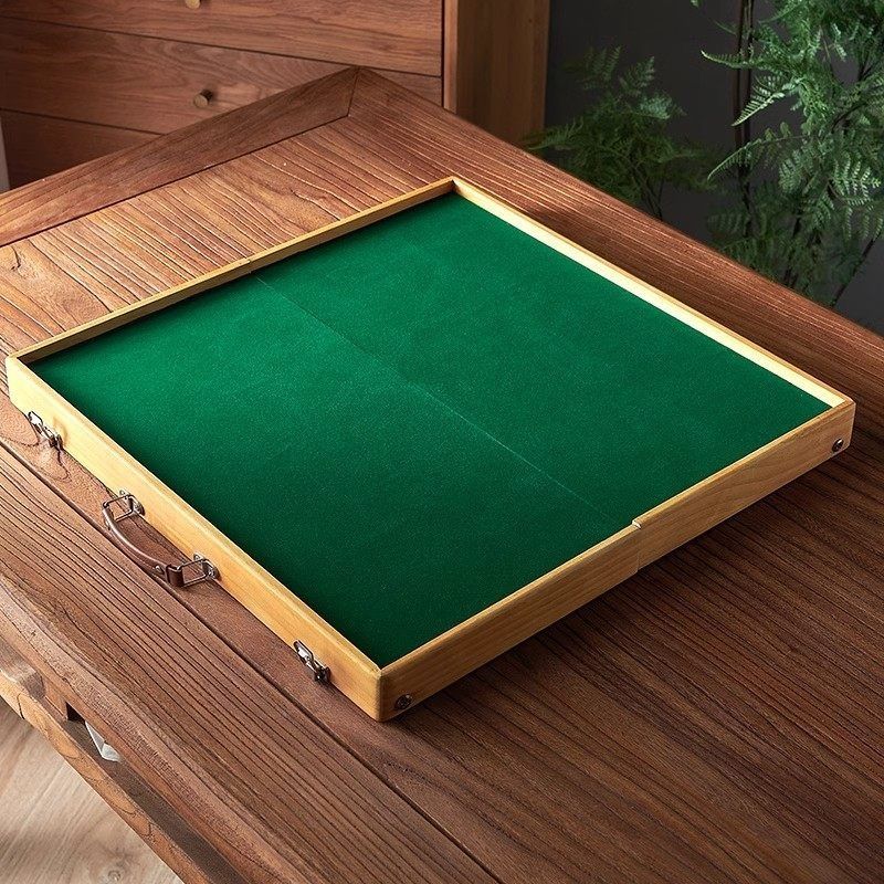 Portable Folding Mahjong Table Set For Outdoor Travel