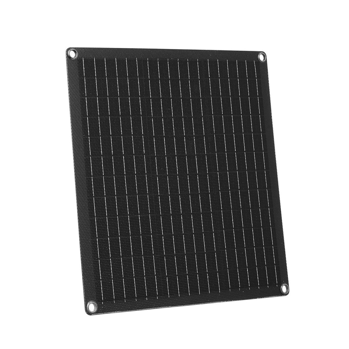 20W 12V Solar Panel Battery Charger, Solar Battery Trickle Charger Maintainer With Built-in Smart Controller & 3 Connection Cables, IP67 Waterproof Portable For RV Car Motorcycle Boat Van Camper