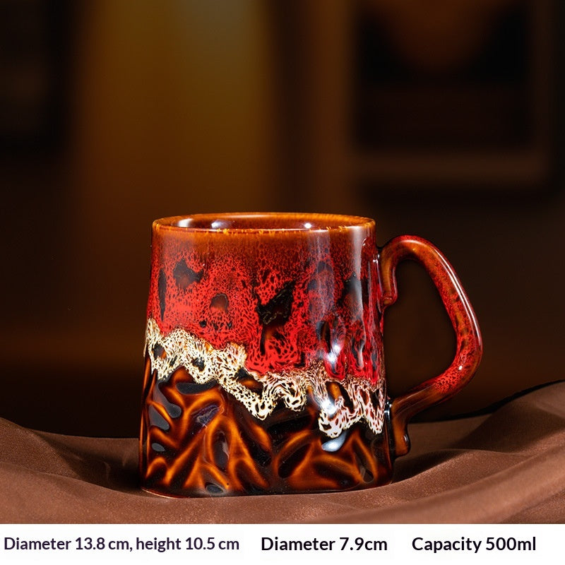Ceramic Large-capacity Mug, Drinking Cup For Home Use