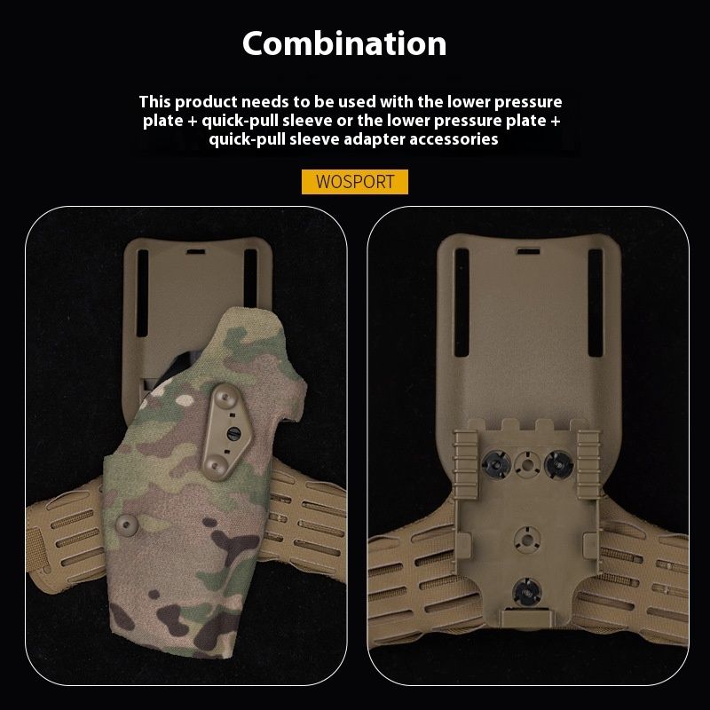 Lower Pressure Plate Accessories Style Mount Quick Pull Sleeve Leggings