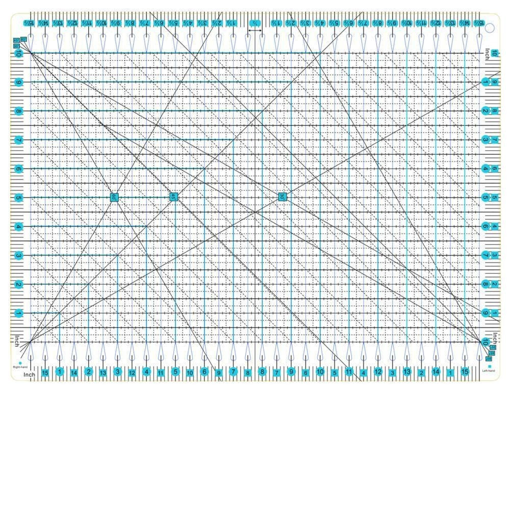 Clothing Cutting Tools DIY Sewing Measuring Template Drawing Plastic Patchwork Ruler
