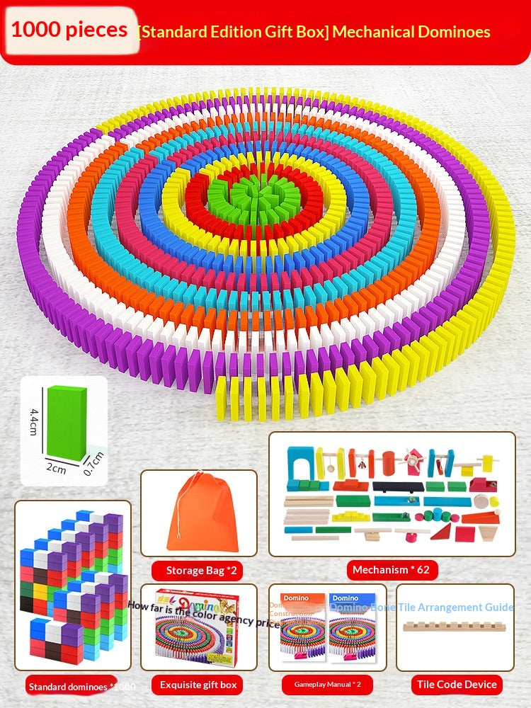 Educational Puzzle Toy Mechanism Building Blocks Gift Dominoes