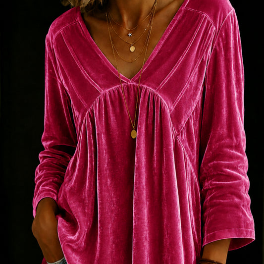 Casual Fashion Plain-color Loose-fitting T-shirt