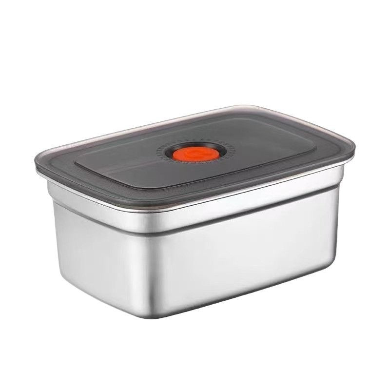 Food-grade Refrigerator-sealed Lunch Box Made Of 304 Stainless Steel
