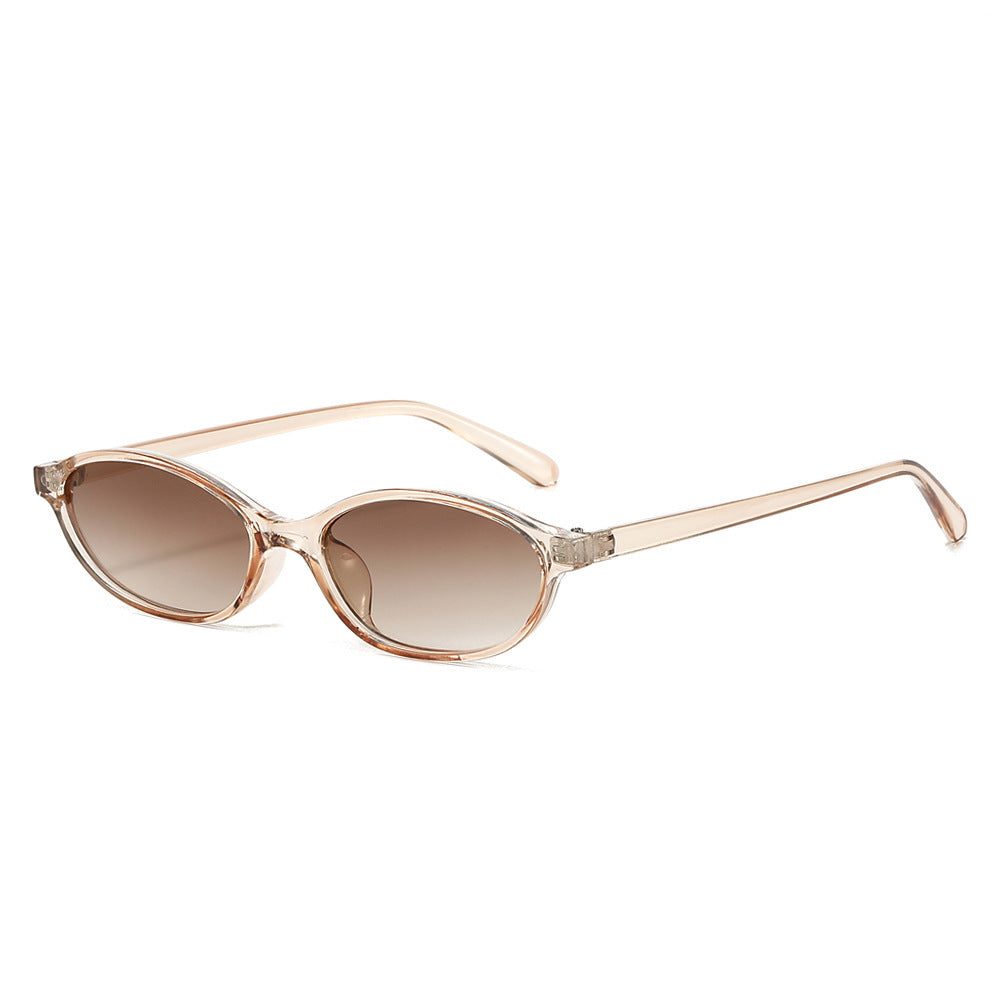 European And American Fashion Oval Small-frame Sunglasses