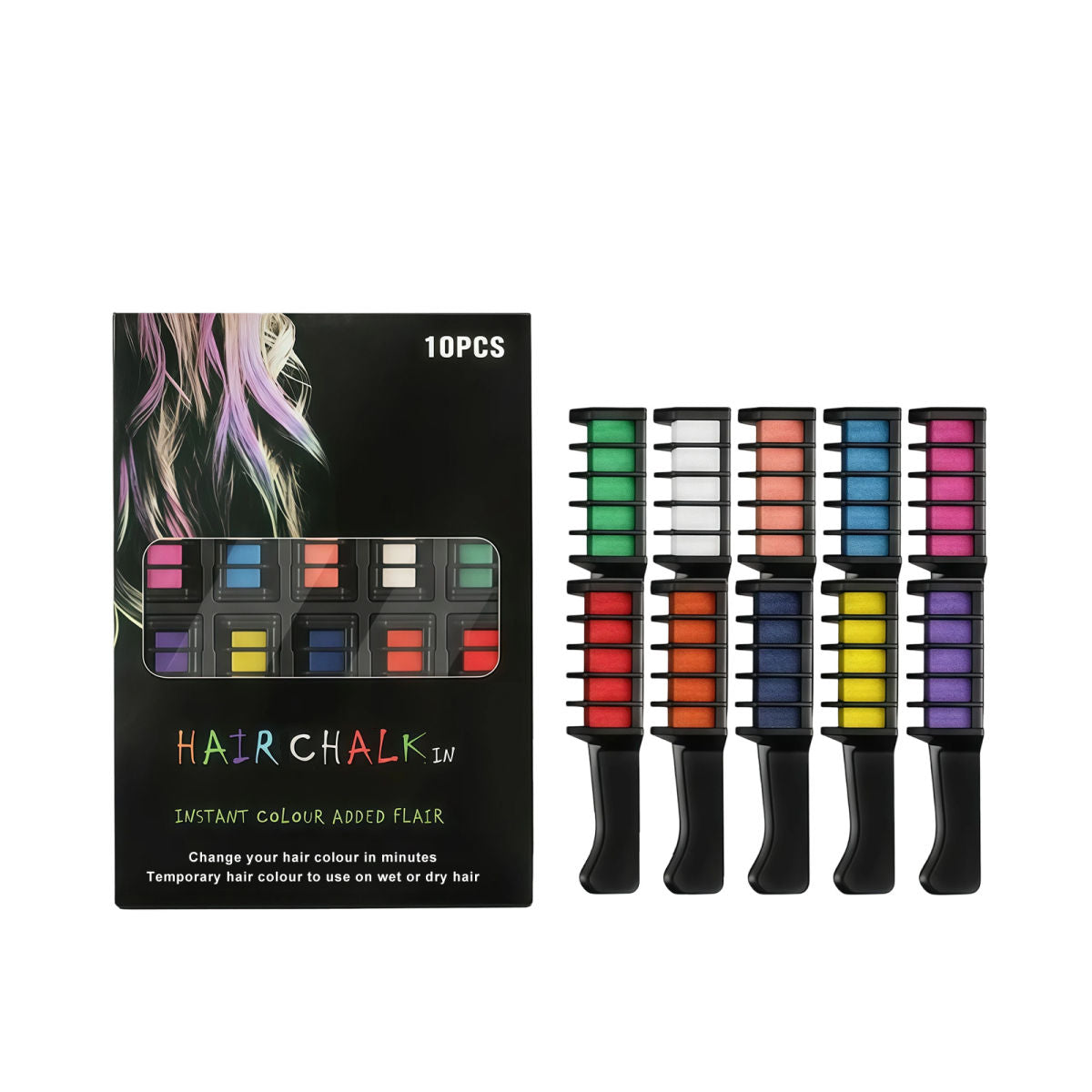 Creative Colorful Hair Dye Comb Set