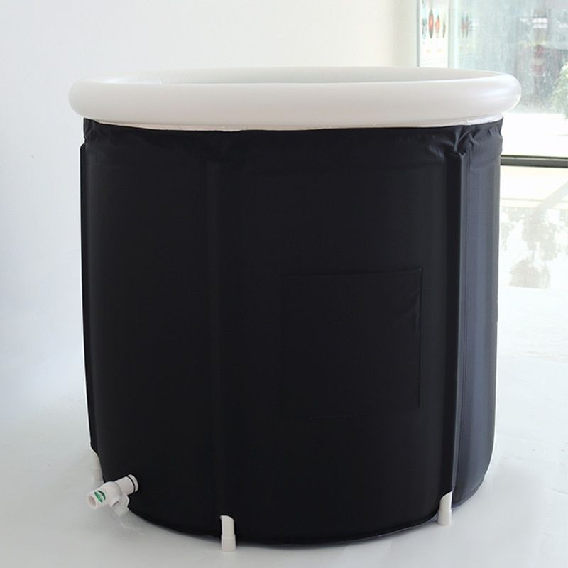 Black Folding Bath Tub,  Thickened Bathing Tub, Home Folding Bath