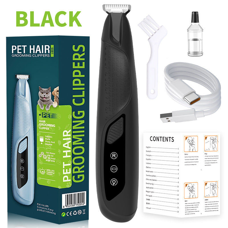 Portable Home-use Pet Clipper With Charging And Built-in Light