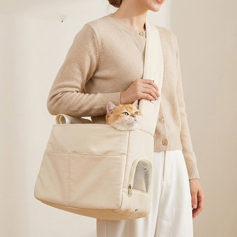 Pet Cat Carrier Portable For Outdoor Travel