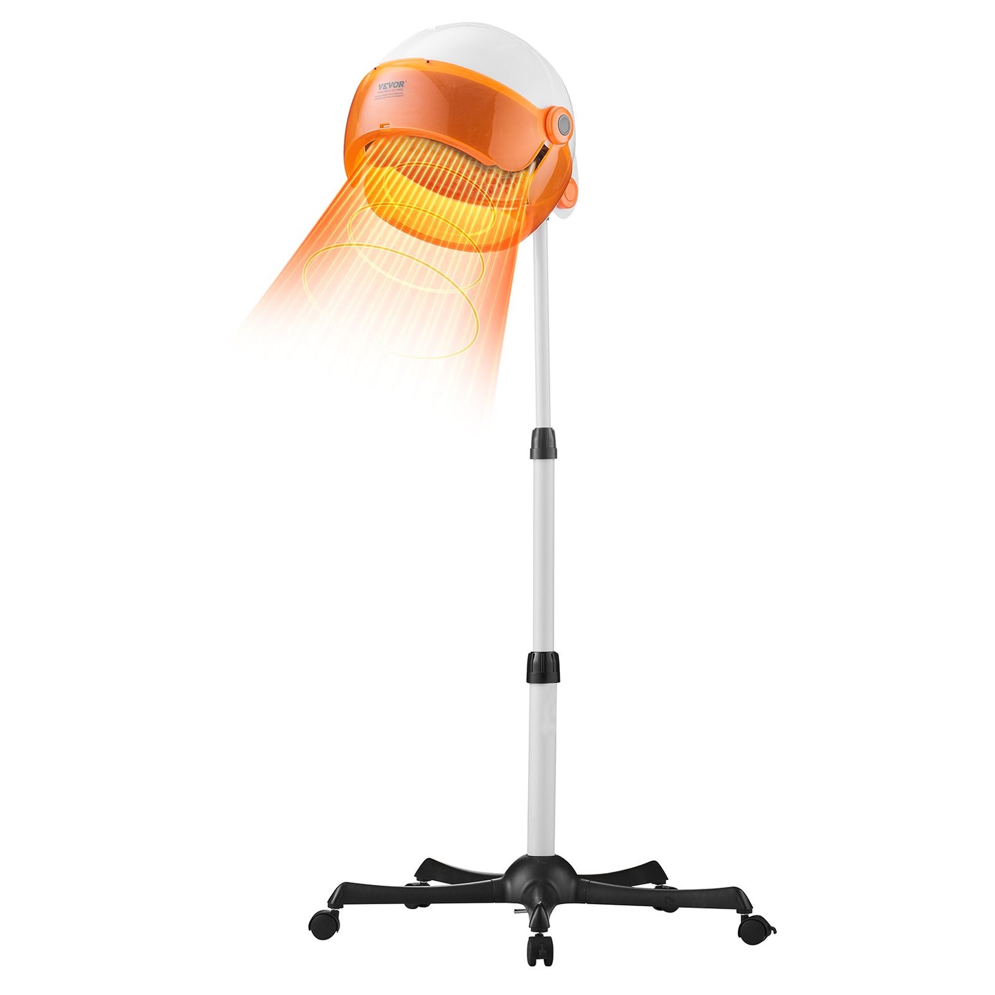 Professional Hooded Dryer, 1875W High-Power Bonnet Hair Dryer, Sit Under Hair Dryer With Timer, 3 Temp Settings & Wind Speed, Floor Standing Rolling Base With Wheels For Beauty Salon Home Spa